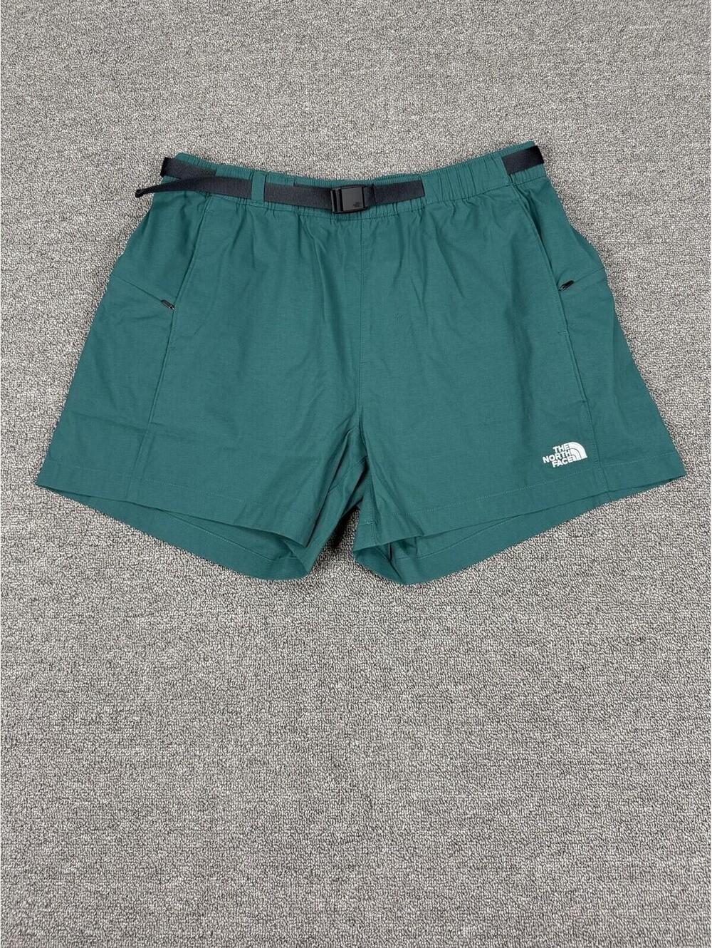 The North Face Mens M Class V Pathfinder Belted Shorts Deep Nori Green NF0A8EKF